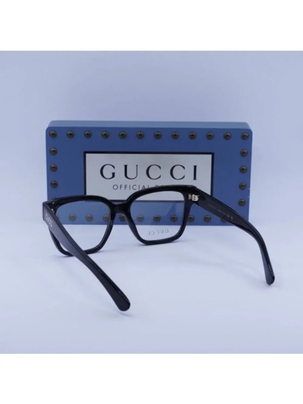 Gucci GG1791O 005 Cat Eye Eyeglasses - Shiny Black 53mm